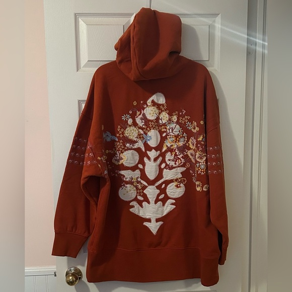 Free People Tops - Free People At My Best Embroidered Sweatshirt